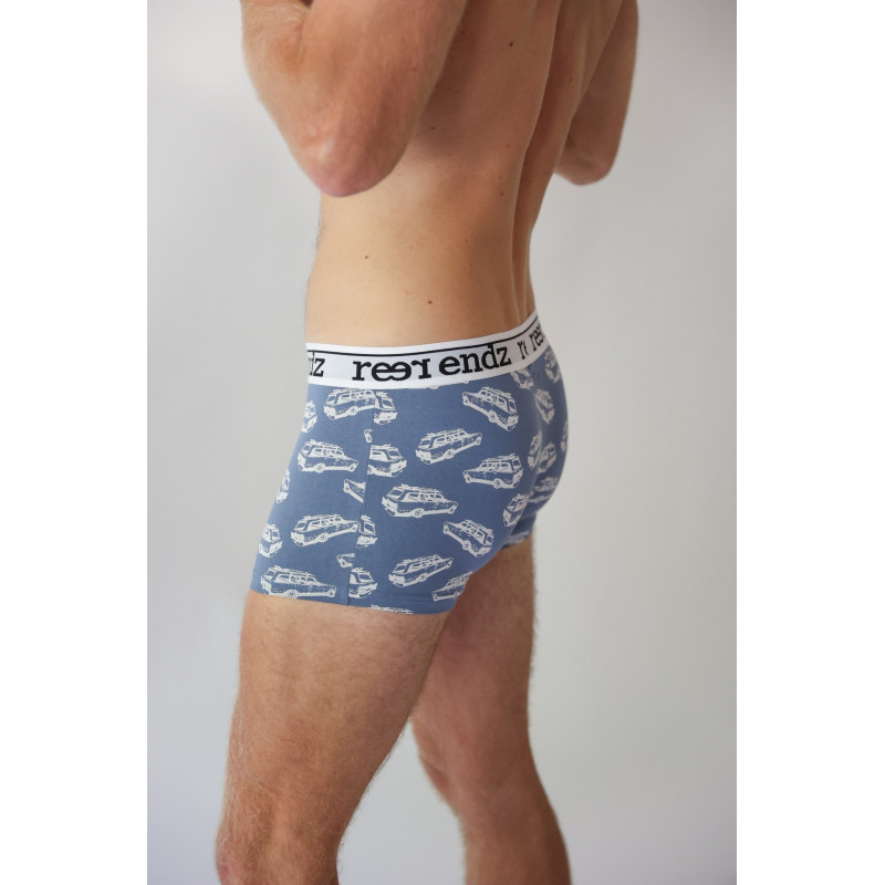 Organic Cotton Men's Trunk | Chasing Waves L by REER ENDZ UNDERWEAR